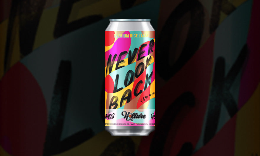 NEVER LOOK BACK RICE LAGER
