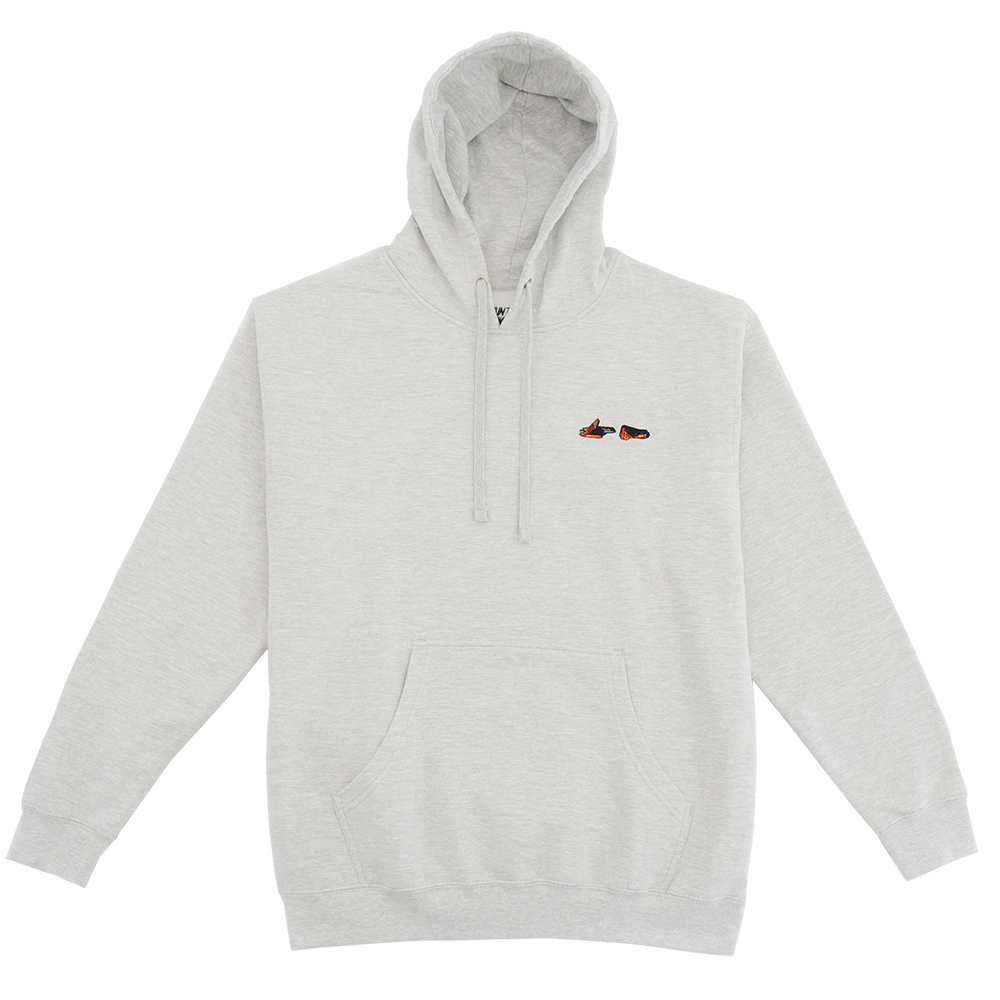 RTJ4 EMBROIDERED HOODIE (GREY)