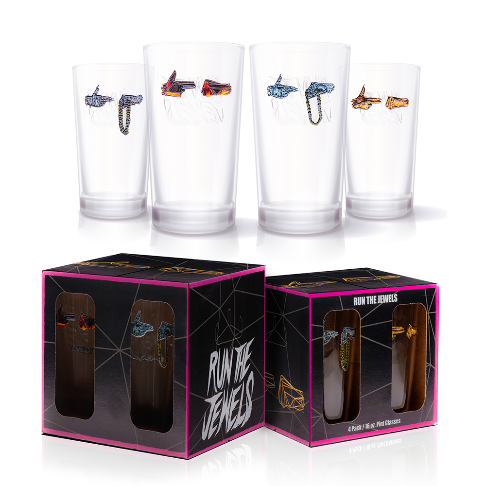 RTJ PINT GLASS (SET OF 4)